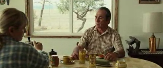 link to film clip in criticalcommons.org:  “Ending scene from NO COUNTRY FOR OLD MEN”